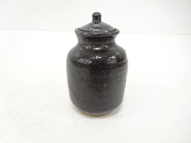 作家物　黒　茶入